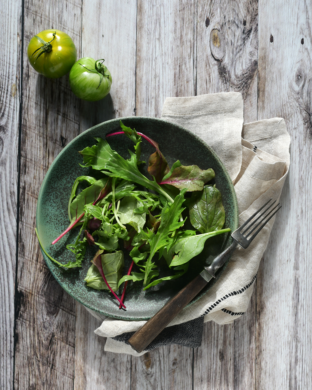 Salat med halloumi